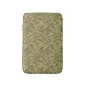 Sage Green en Gold Art Deco Patroon Badmat (Voorkant Verticaal)