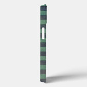 Sage Green en Grey Stripes Pattern Case-Mate iPhone Case (Achterkant / Rechts)