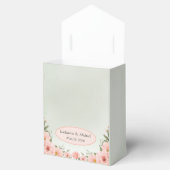 Sage Green en Peach Bedankdoosjes (Geopend)