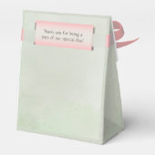 Sage Green en Peach Bedankdoosjes (Achterkant)