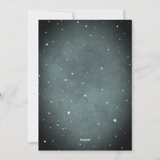 Sage Green en Red Winter Foliage Holiday Greeting Feestdagenkaart (Achterkant)