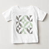 Sage Green en Silver Geometric ZigZag (Voorkant)