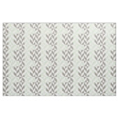 Sage Green en Silver Geometric ZigZag Stof (Fat Quarter)