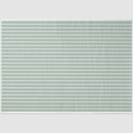 Sage Green- en Turquoise Stripes Tissuepapier