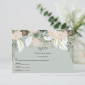 Sage Green en Vanilla Cream SVP Kaart (Staand voorkant)