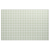 Sage Green en White Gingham Pattern Fabric Stof (Yard (91,4 cm))