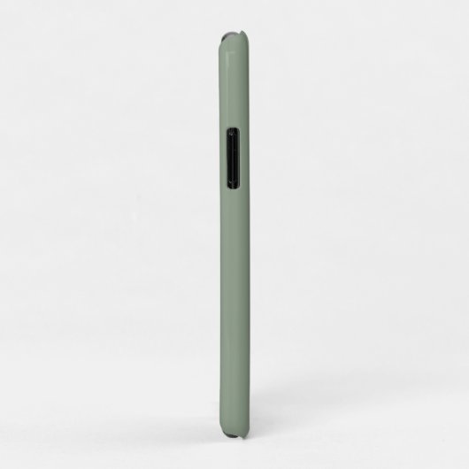 Sage Green en White | Modern monogram Case-Mate iPhone Case (Achterkant/rechts)