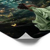 Sage Green Enchanted Forest Sweet Sixteen Welcome Poster (Hoek)