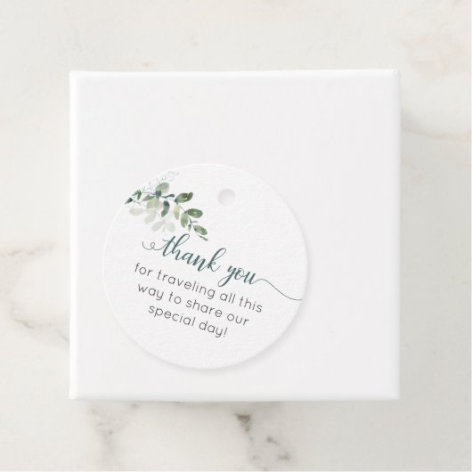 Sage Green Eucalyptus Dank je wel voor labels (In situ)