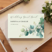 Sage Green Eucalyptus Elegant Boho Wedding Gastenboek
