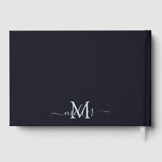 Sage Green Eucalyptus Greenery Bruidsbladeren Gastenboek (Achterkant)