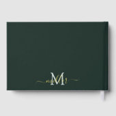 Sage Green Eucalyptus Greenery Bruidsbladeren Gastenboek (Achterkant)