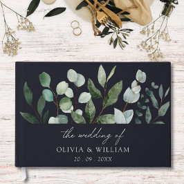 Sage Green Eucalyptus Greenery Bruidsbladeren Gastenboek