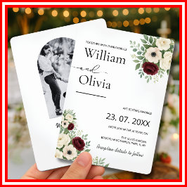 Sage Green Eucalyptus Greenery FOTO Huwelijk Kaart