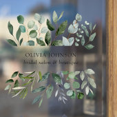 Sage Green Eucalyptus Greenery verlaat de deur Raamsticker