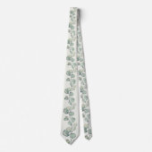 Sage Green Eucalyptus Greenery Wedding Stropdas (Voorkant)