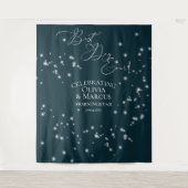 Sage Green Eucalyptus laat foto-achtergrond achter Wandkleed (Voorkant)