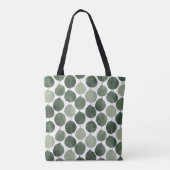 Sage Green Eucalyptus Leaf Pattern Botanical Plant Tote Bag (Achterkant)