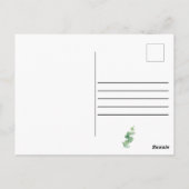 Sage Green Eucalyptus Leaf Vrijgezellenfeest Briefkaart (Achterkant)