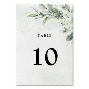 Sage Green Eucalyptus Minimalist Botanical Weddens Kaart