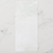 Sage Green Eucalyptus Minimalist Botanical Weddens Menu (Achterkant)