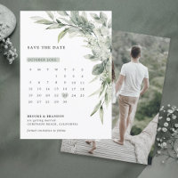 Sage Green Eucalyptus Minimalist Botanical Weddens