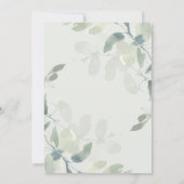 Sage Green Eucalyptus We doen nog steeds Gelofte V Kaart (Achterkant)