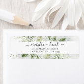 Sage Green Eucalyptus Weddenschap Etiket (Insitu)
