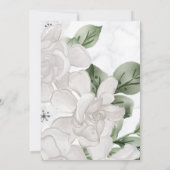 Sage Green Eucalyptus Weddenschap Kaart (Achterkant)