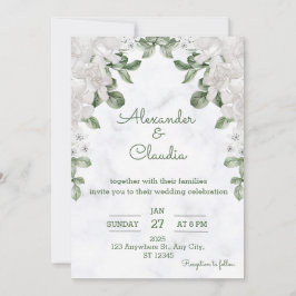 Sage Green Eucalyptus Weddenschap Kaart