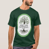 Sage Green Family Tree-reünie T-shirt (Voorkant)