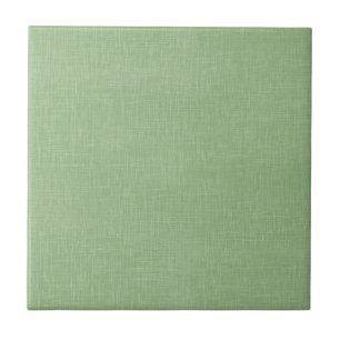 Sage Green Faux Linen Fabric gestructureerde achte Tegeltje