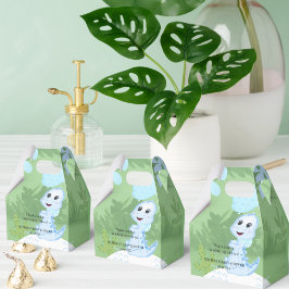 Sage Green Favor Box Blue Dinosaur Ballon Bedankdoosjes