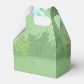 Sage Green Favor Box Blue Dinosaur Ballon Bedankdoosjes (Achterkant)