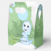 Sage Green Favor Box Blue Dinosaur Ballon Bedankdoosjes (Geopend)