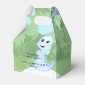 Sage Green Favor Box Blue Dinosaur Ballon Bedankdoosjes (Voorkant Zijde)