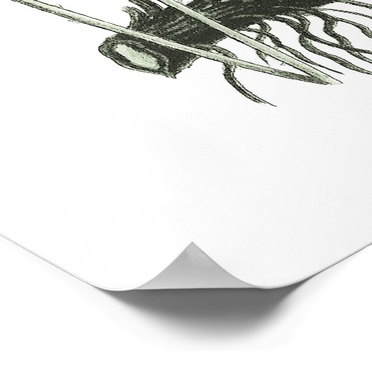 Sage Green Fern print nr. 10 Botanische Wall Art (Hoek)