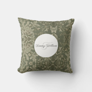 Sage Green Flora Elegant Kussen