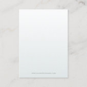 Sage Green Floral Circle Earning Jewelry Display Visitekaartje (Achterkant)