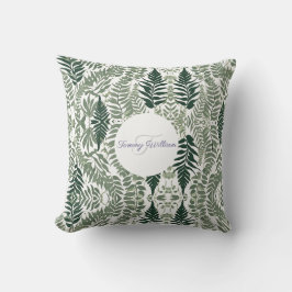 Sage Green Floral Elegant Kussen
