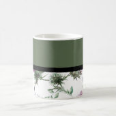 Sage Green Floral Koffiemok (Center)