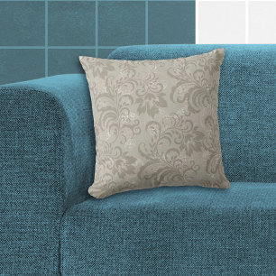 Sage Green Floral Pattern Kussen