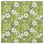 Sage Green Floral Stof (Swatch)