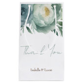 Sage Green Floral Wedding Klein Cadeauzakje (Voorkant)
