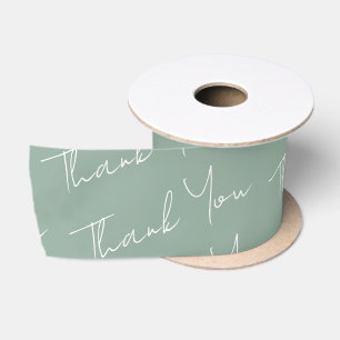 Sage Green Floral Wedding Satijnen Lint