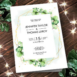 Sage Green Foliage Modern Elegant Rustic Wedding