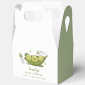 Sage Green Fopspeen Sweet Pea In Pod Baby shower Bedankdoosjes (Open)
