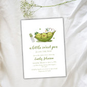 Sage Green Fopspeen Sweet Pea In Pod Baby shower Kaart