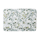 Sage Green French Country Olive  Badmat (Voorkant)