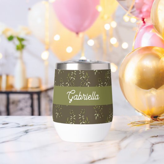 Sage green French country Olive pattern name (Vrijgezellenfeest (Gedraaid) )